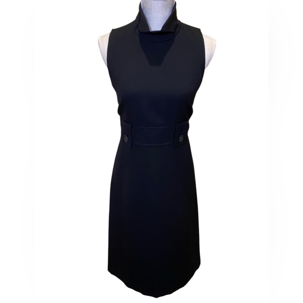 Banana Republic Vintage Sleeveless Wool Cowl Neck Dress